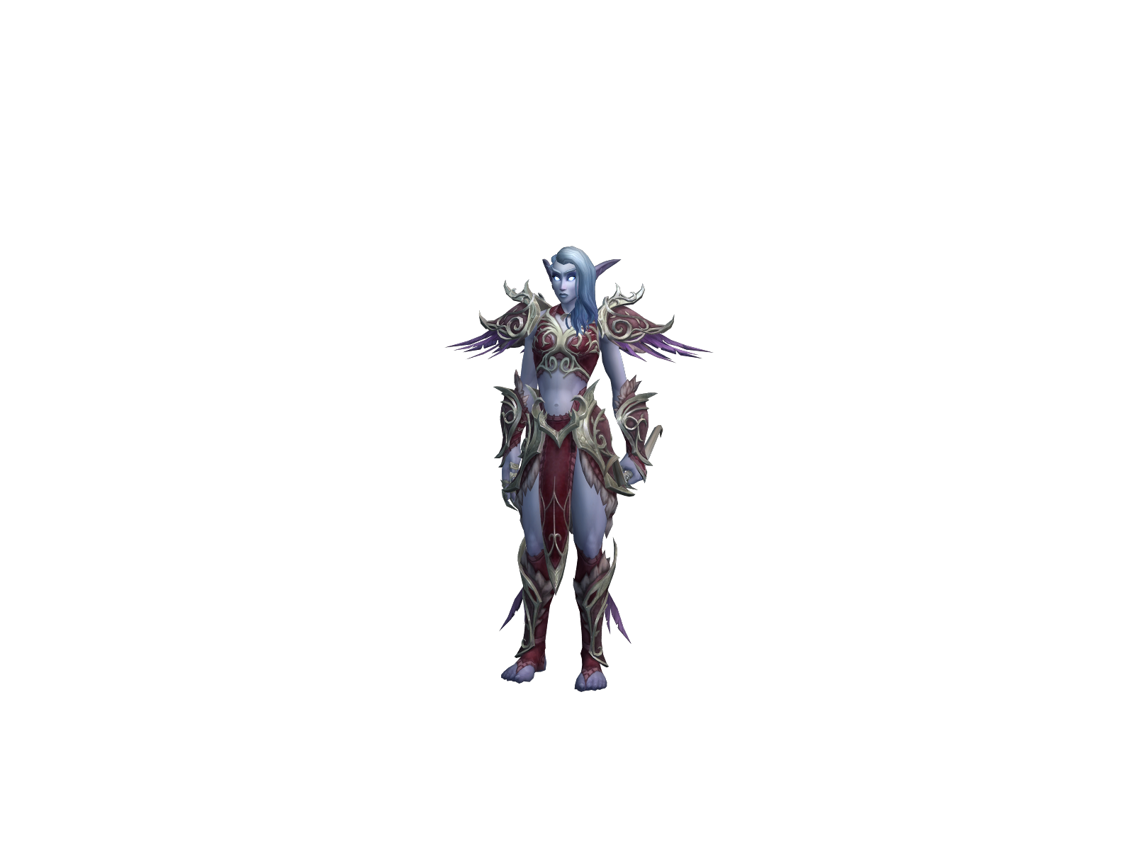 Ambre 3D character render