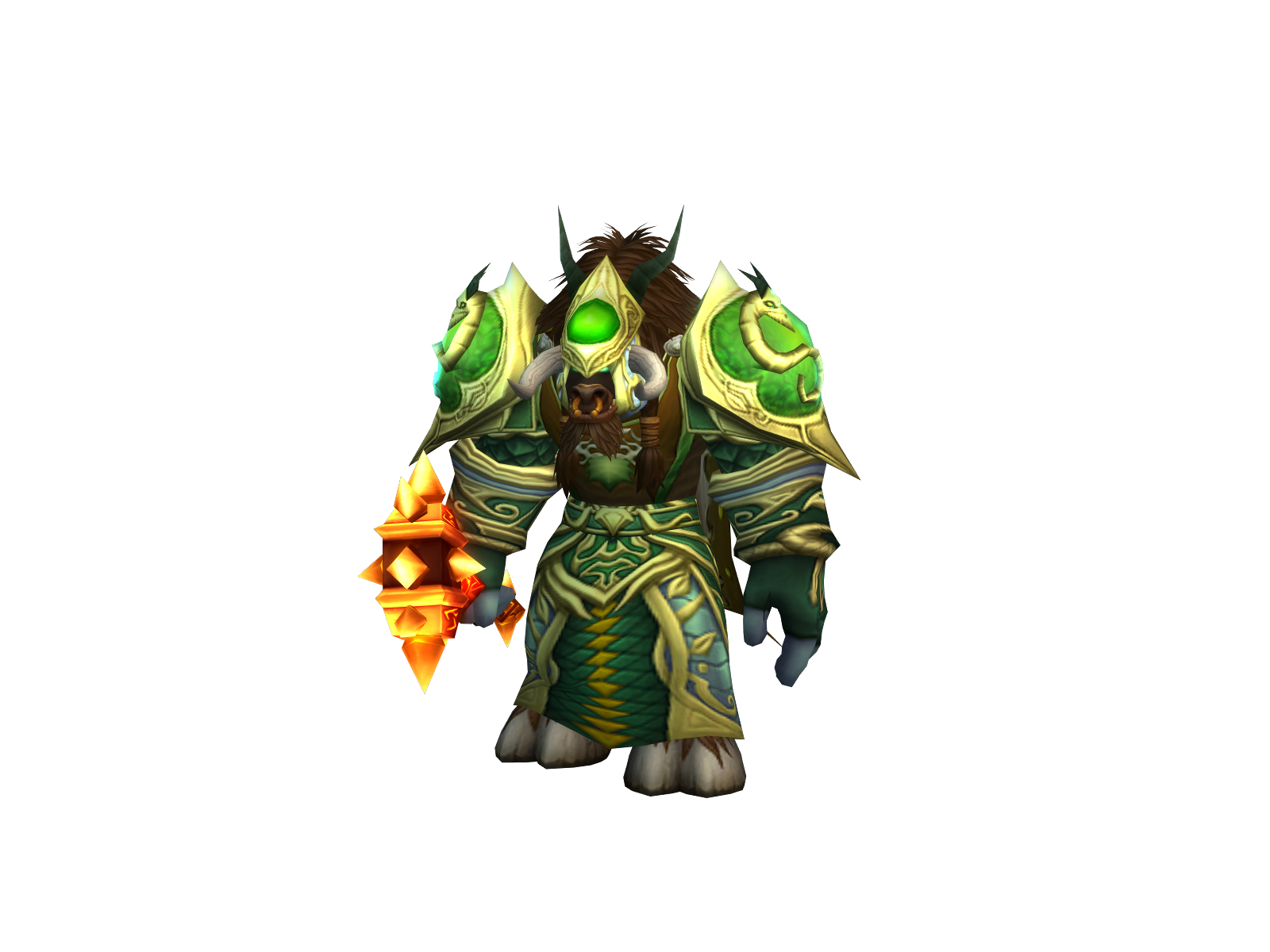 Dematos 3D character render
