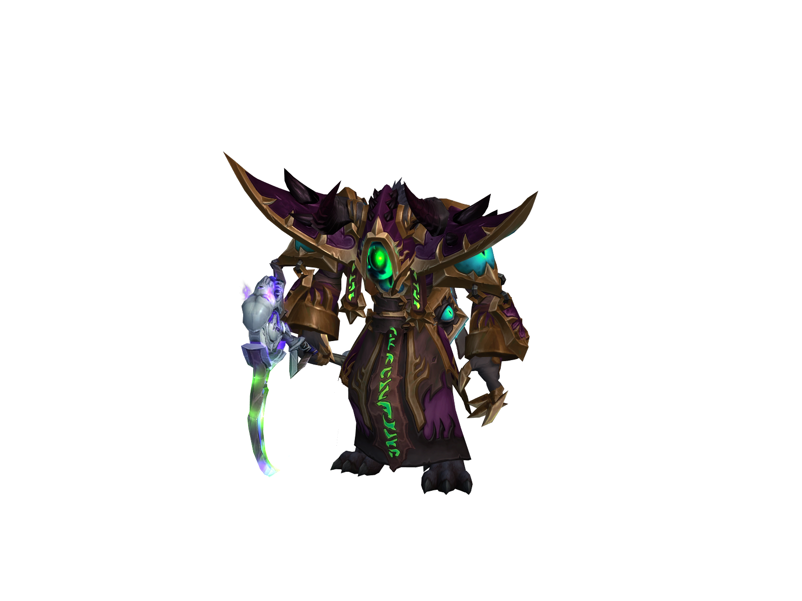 Thysaron 3D character render