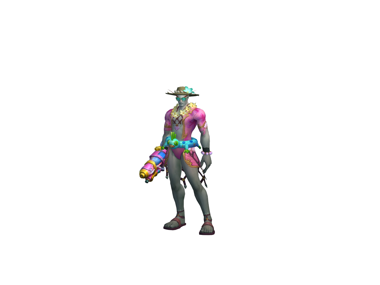 Raznor 3D character render