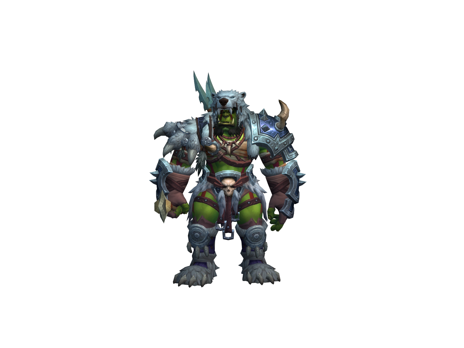 Monkmonk 3D character render