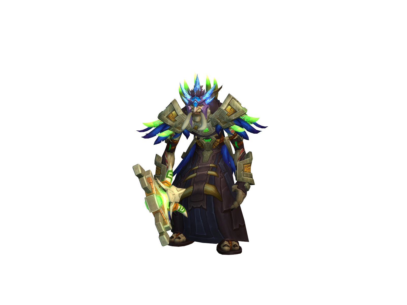 Mannmedstav 3D character render