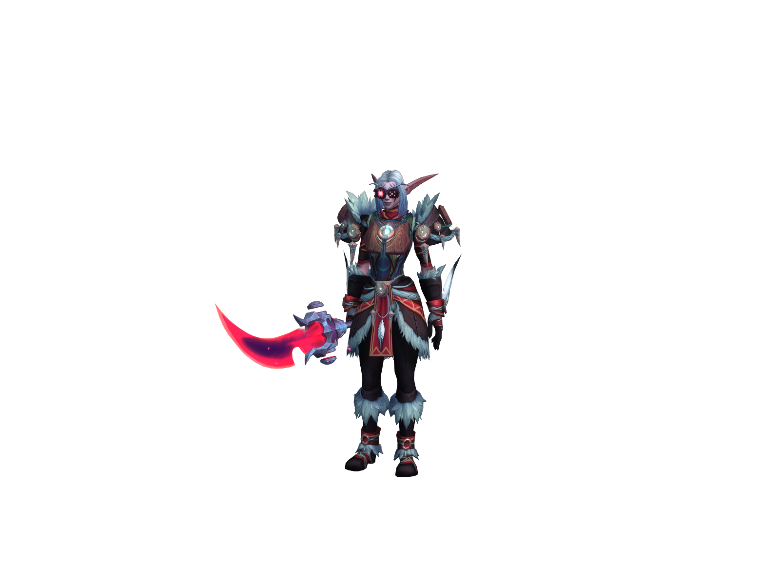 Credenz 3D character render
