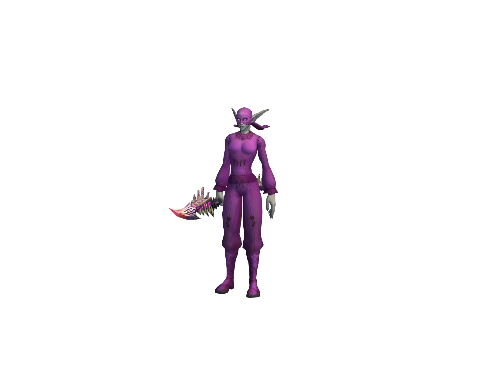 Grêênthumb 3D character render