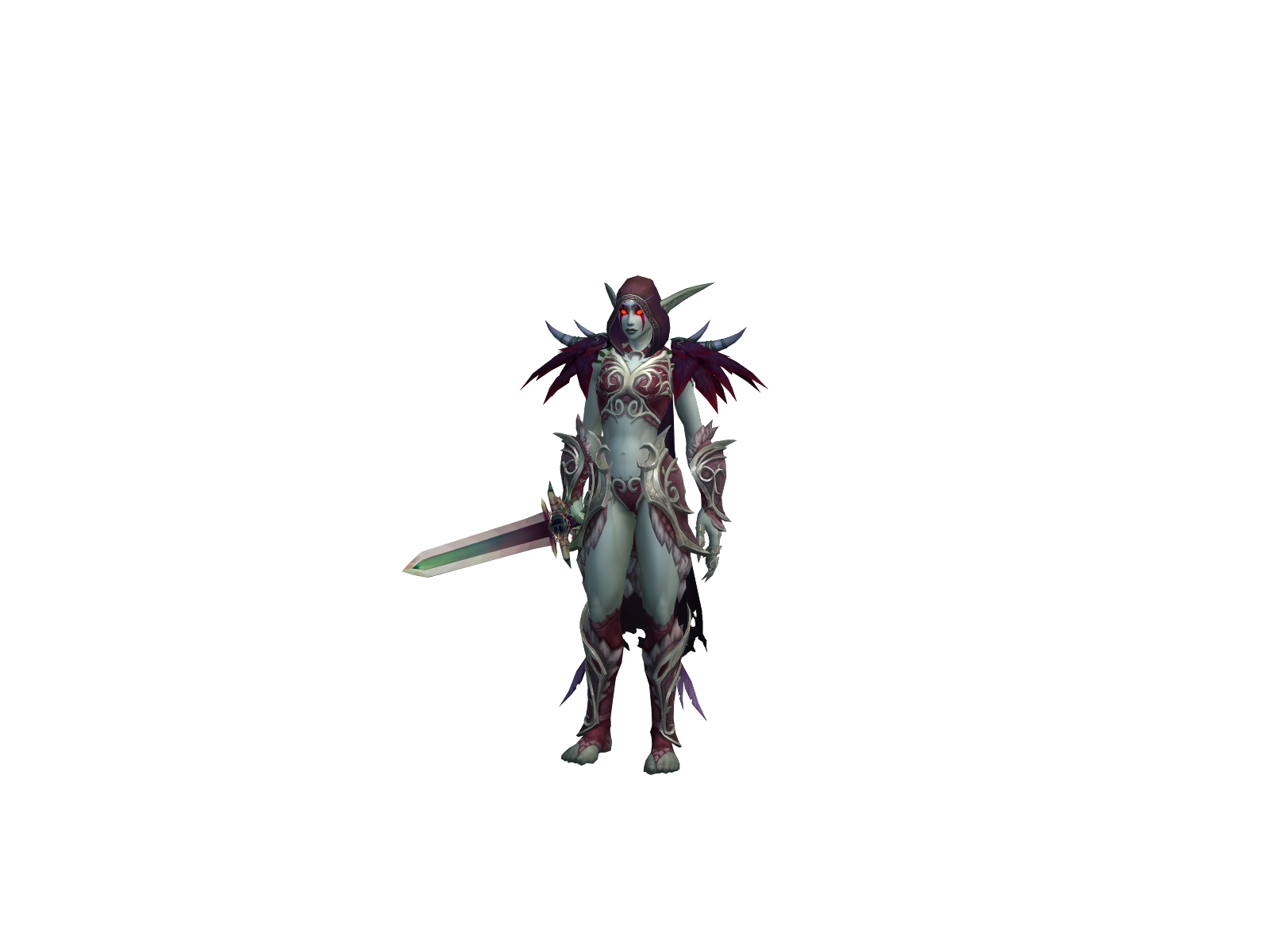 Iwillparaply 3D character render