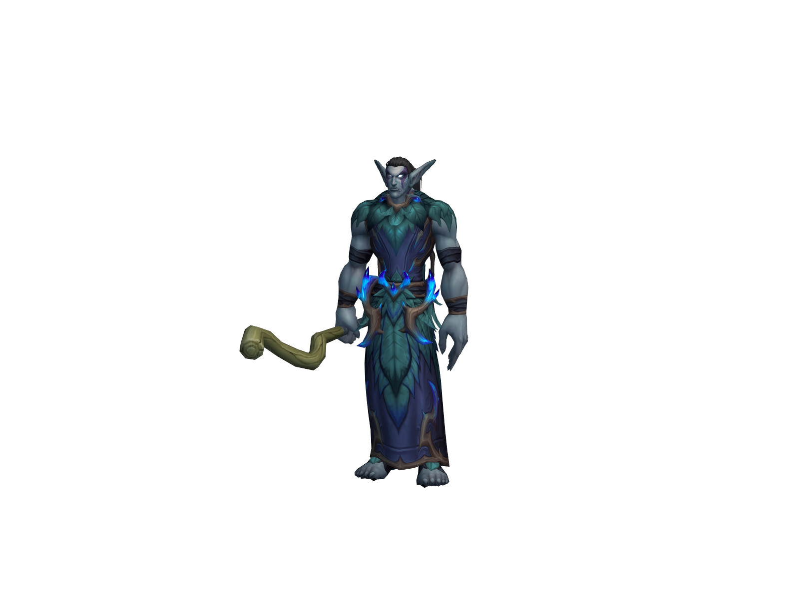 Eldruido 3D character render