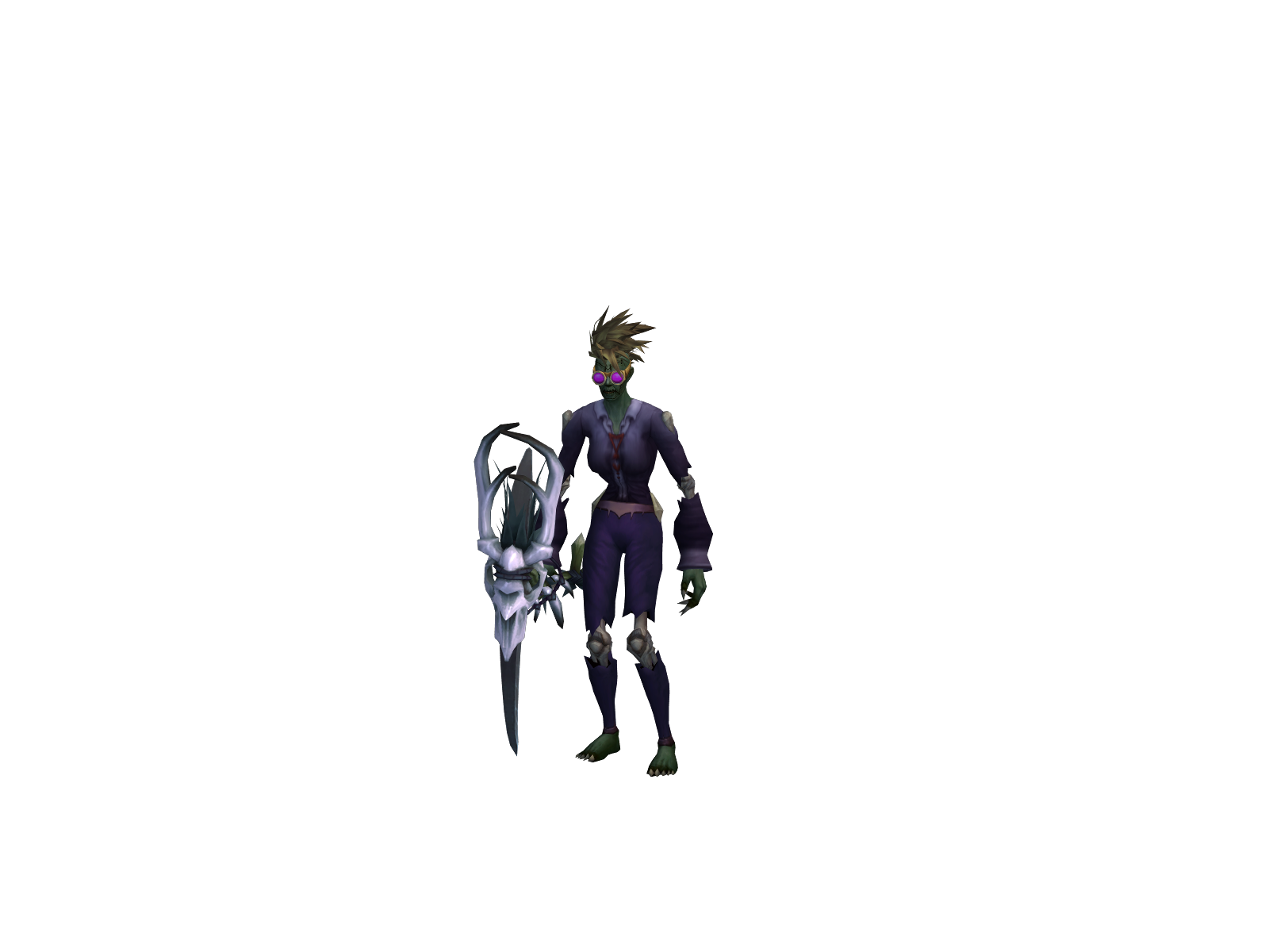 Zfta 3D character render