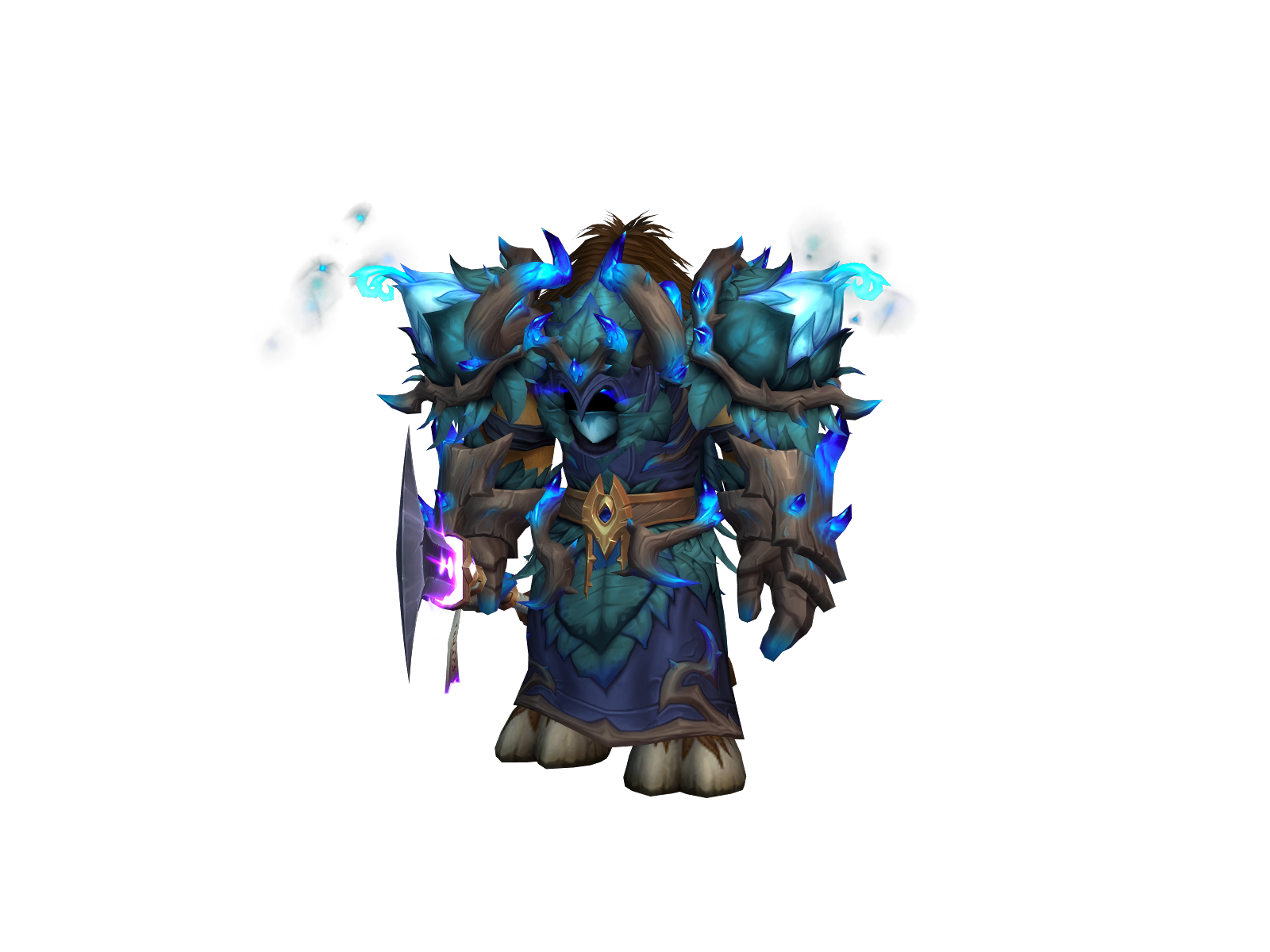 Rdruid 3D character render