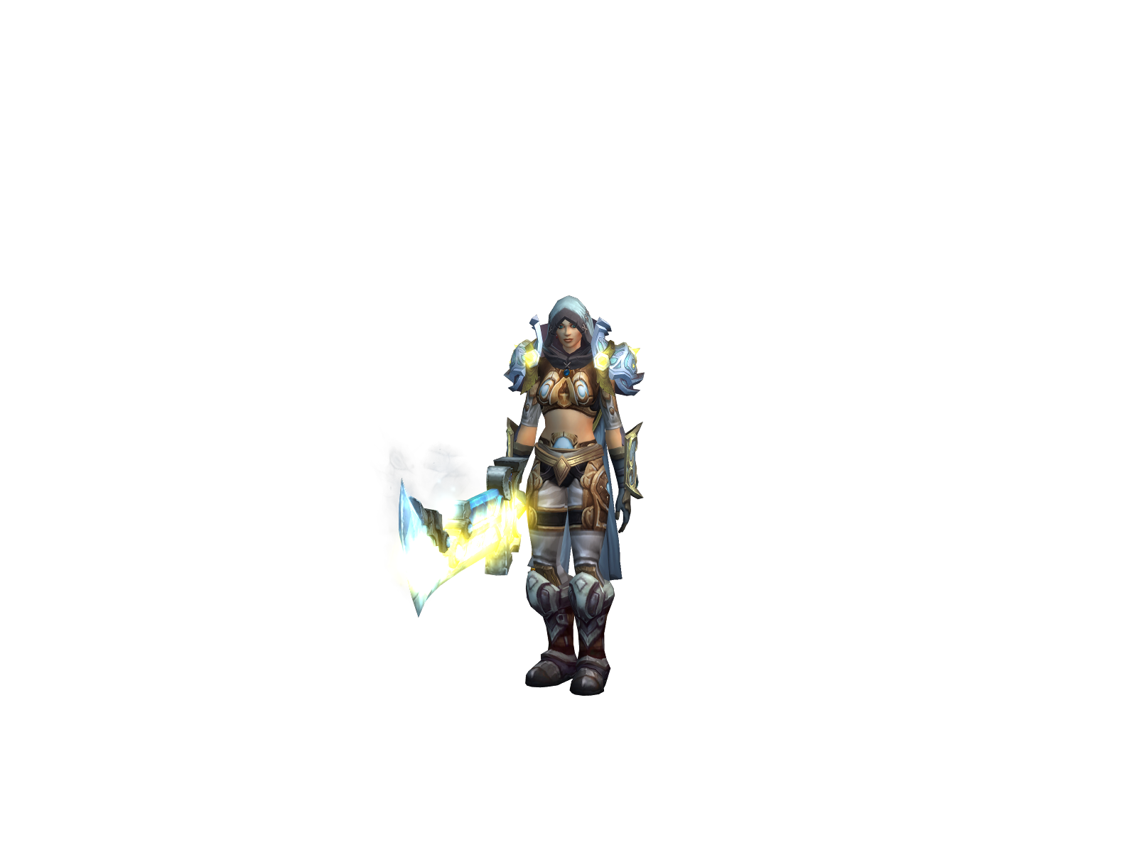 Rosamund 3D character render