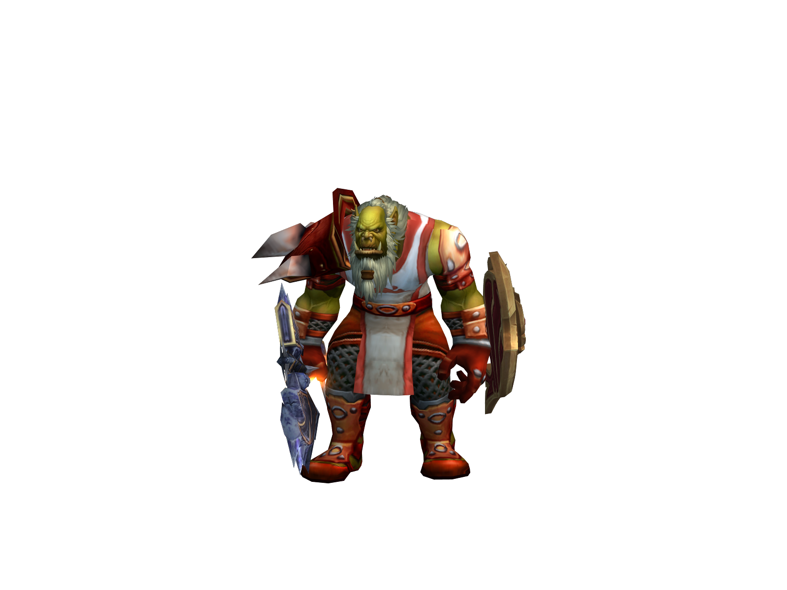 Shocked 3D character render