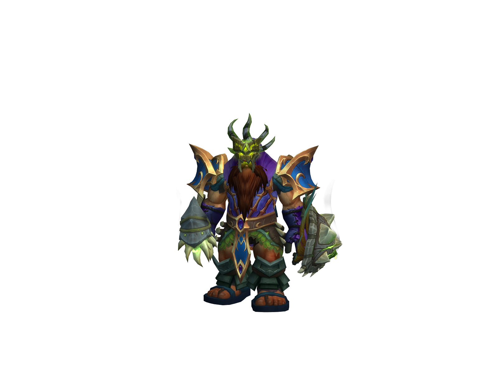 Totembeard 3D character render