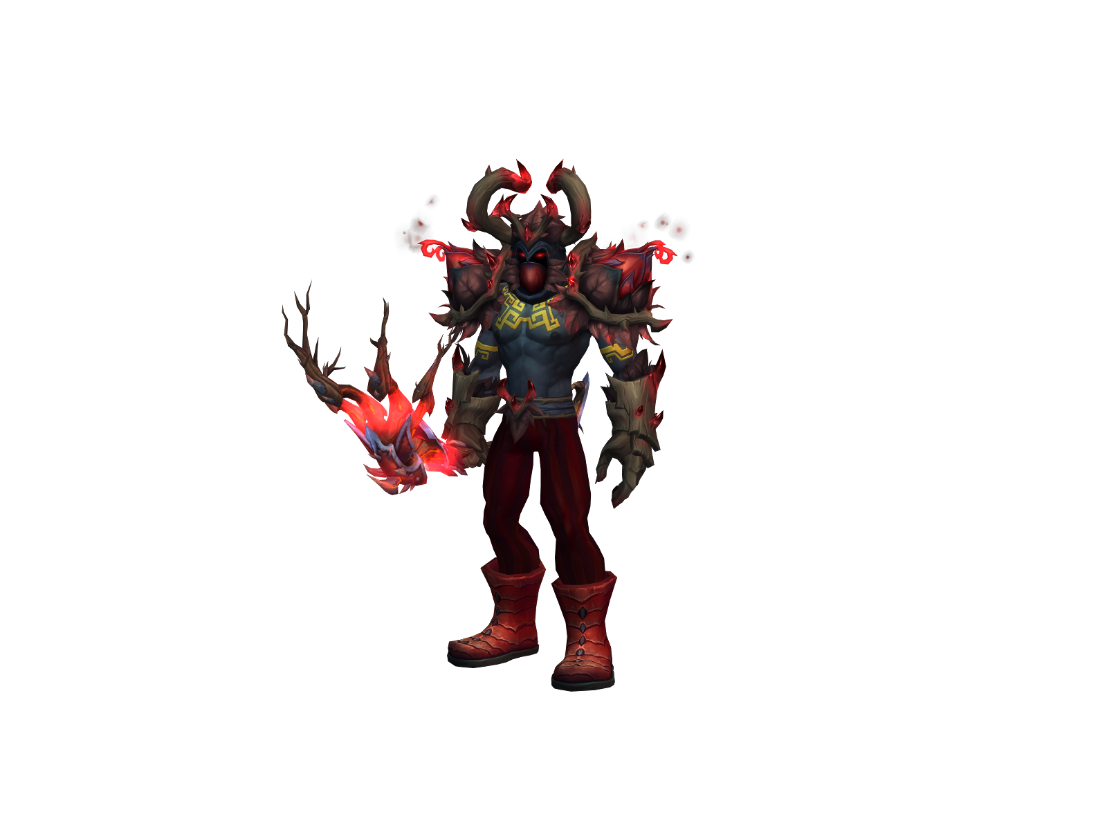 Flanged 3D character render