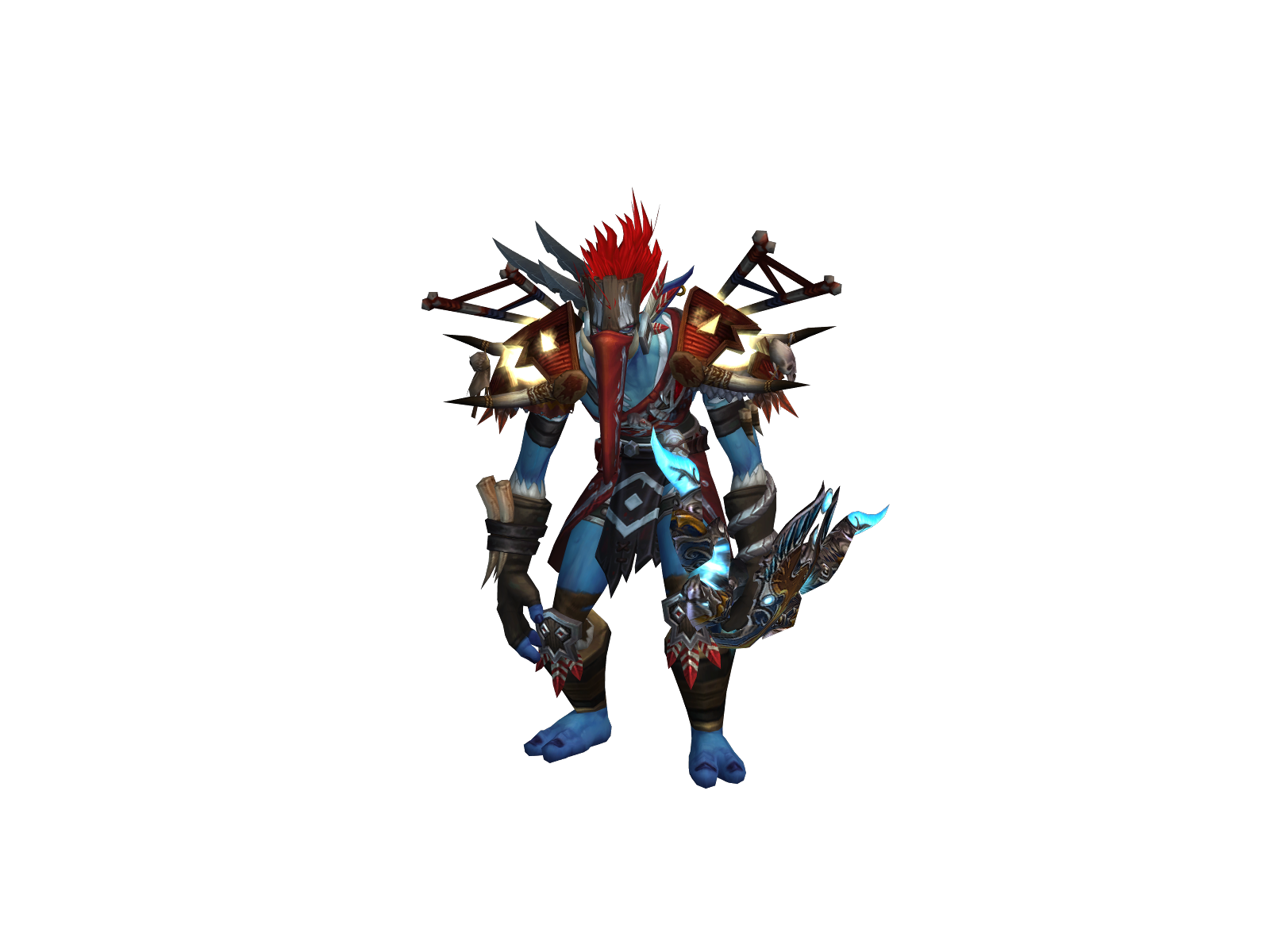 Raijin 3D character render