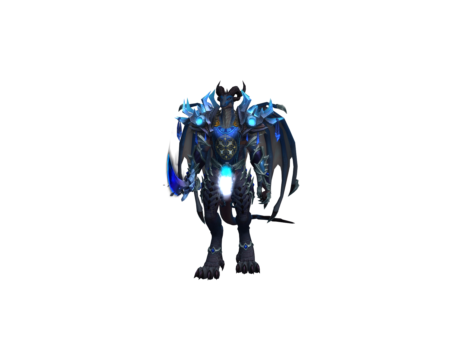 Femmedrake 3D character render