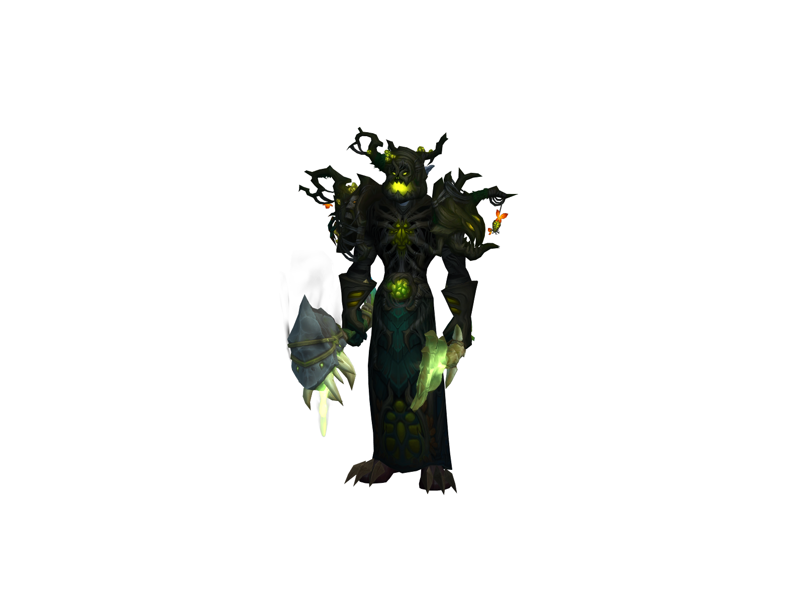Split 3D character render
