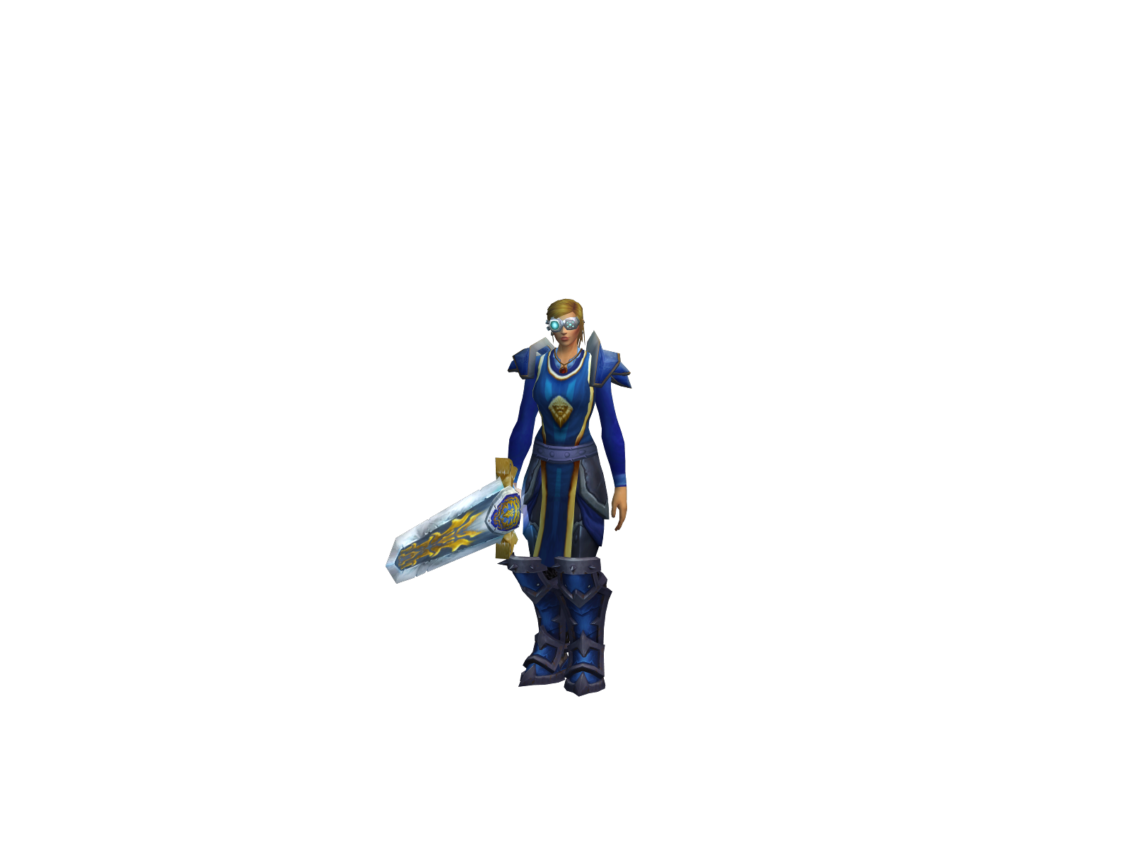Aporet 3D character render