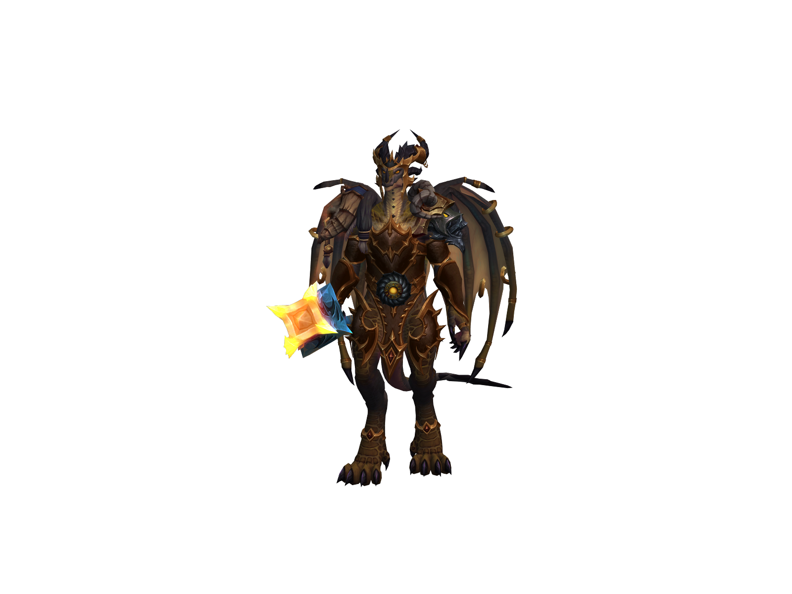 Trinitadrago 3D character render