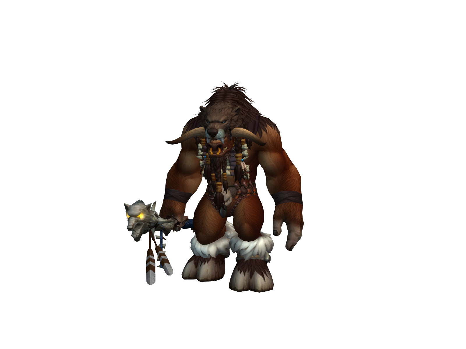 Büffelhorn 3D character render
