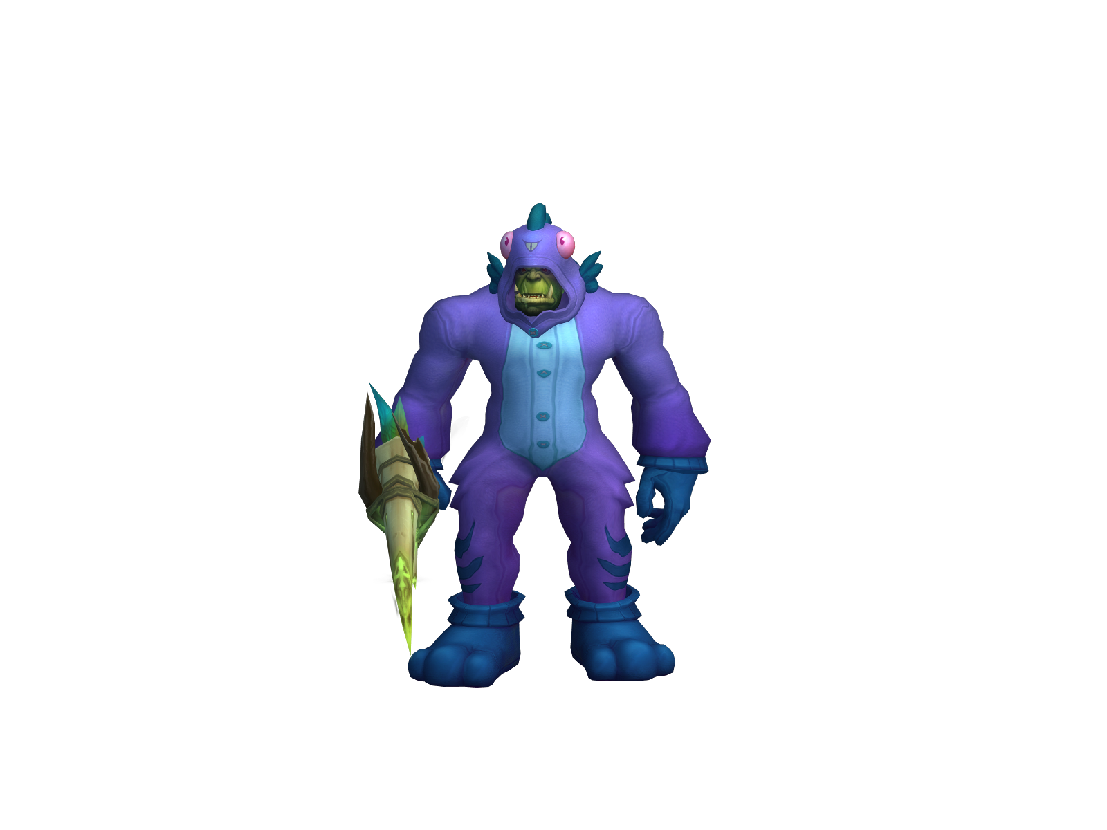 Rudimonk 3D character render