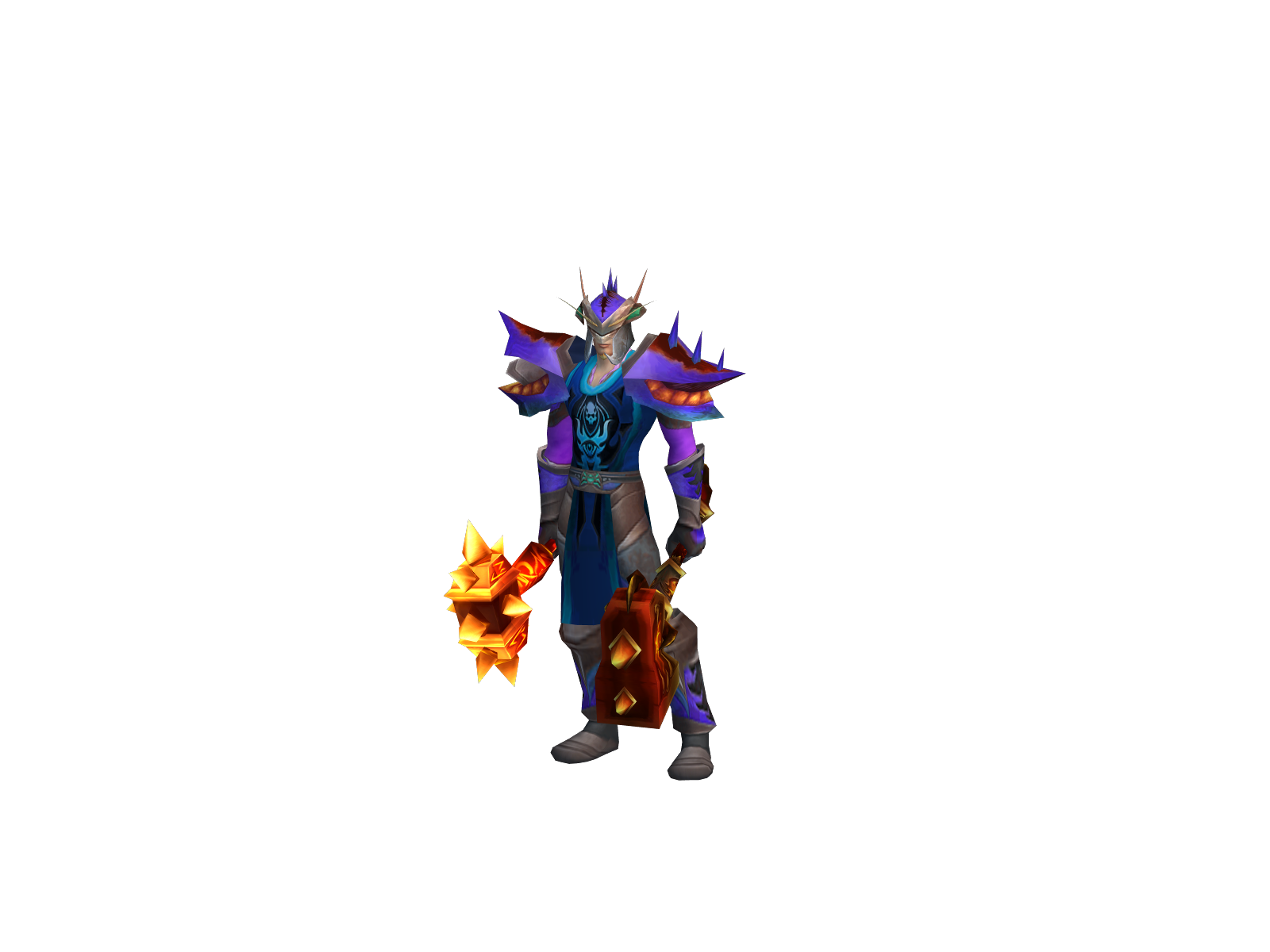 Schecktos 3D character render