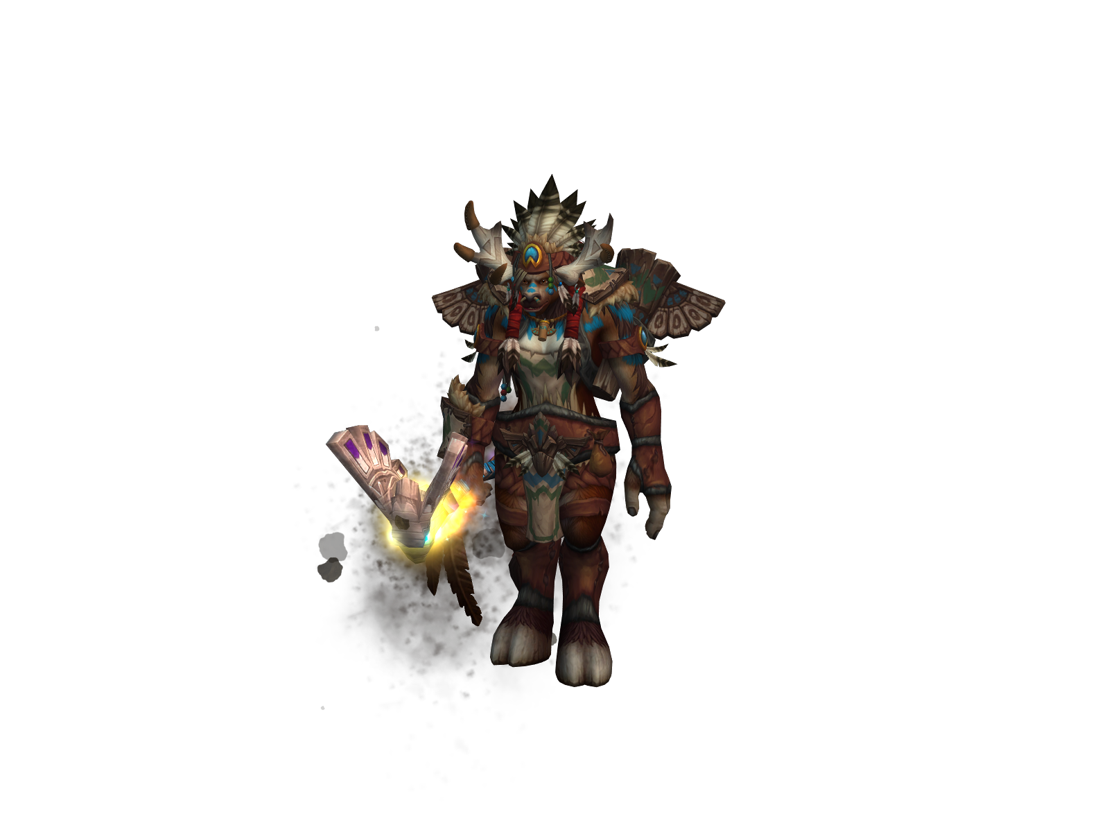 Pezuñametal 3D character render