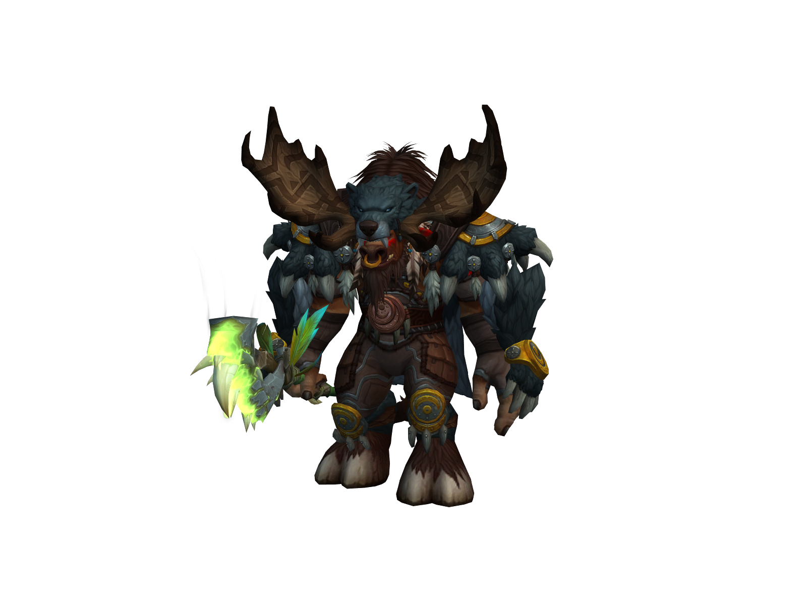 Bacon 3D character render