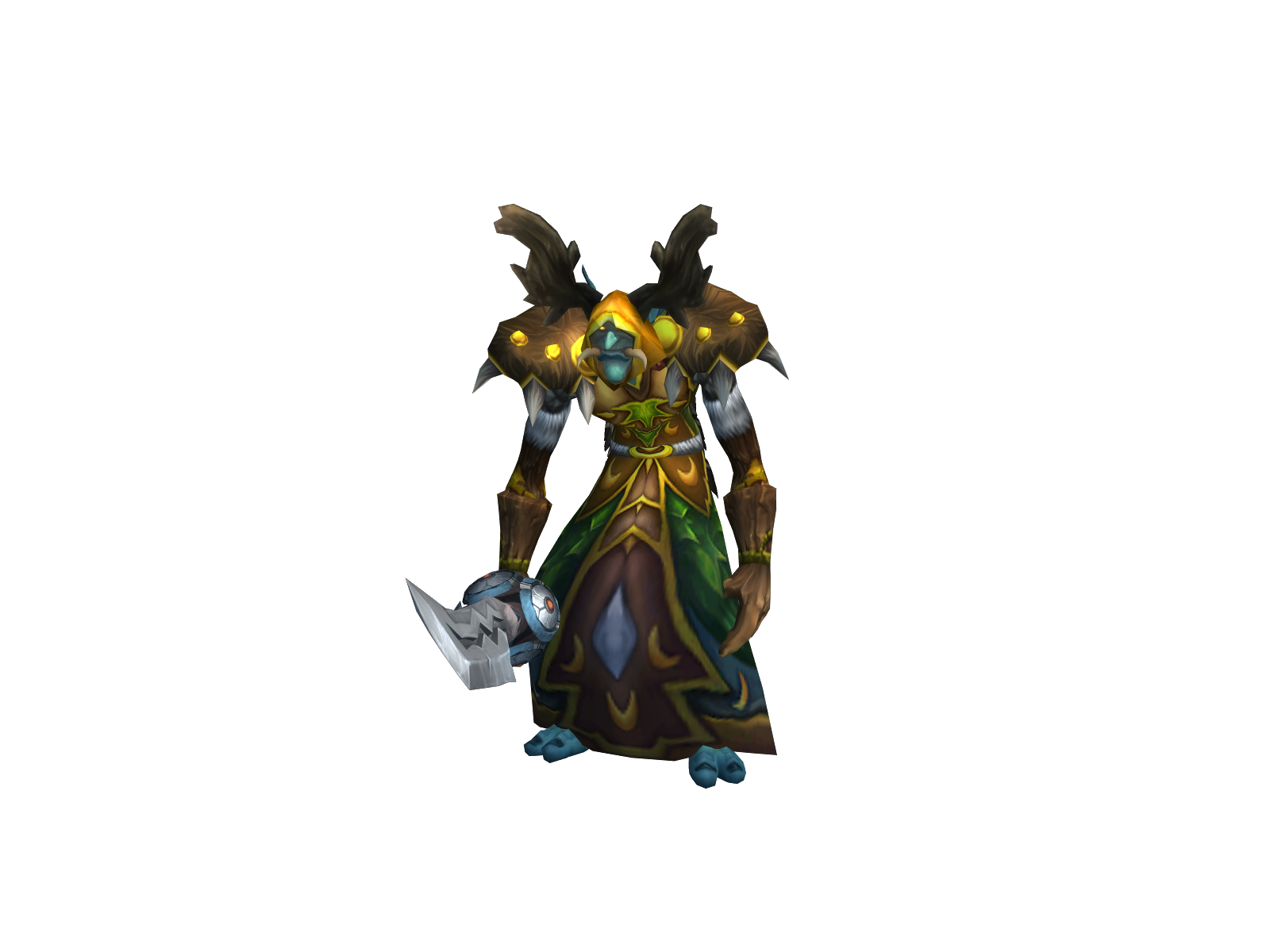 Idrood 3D character render