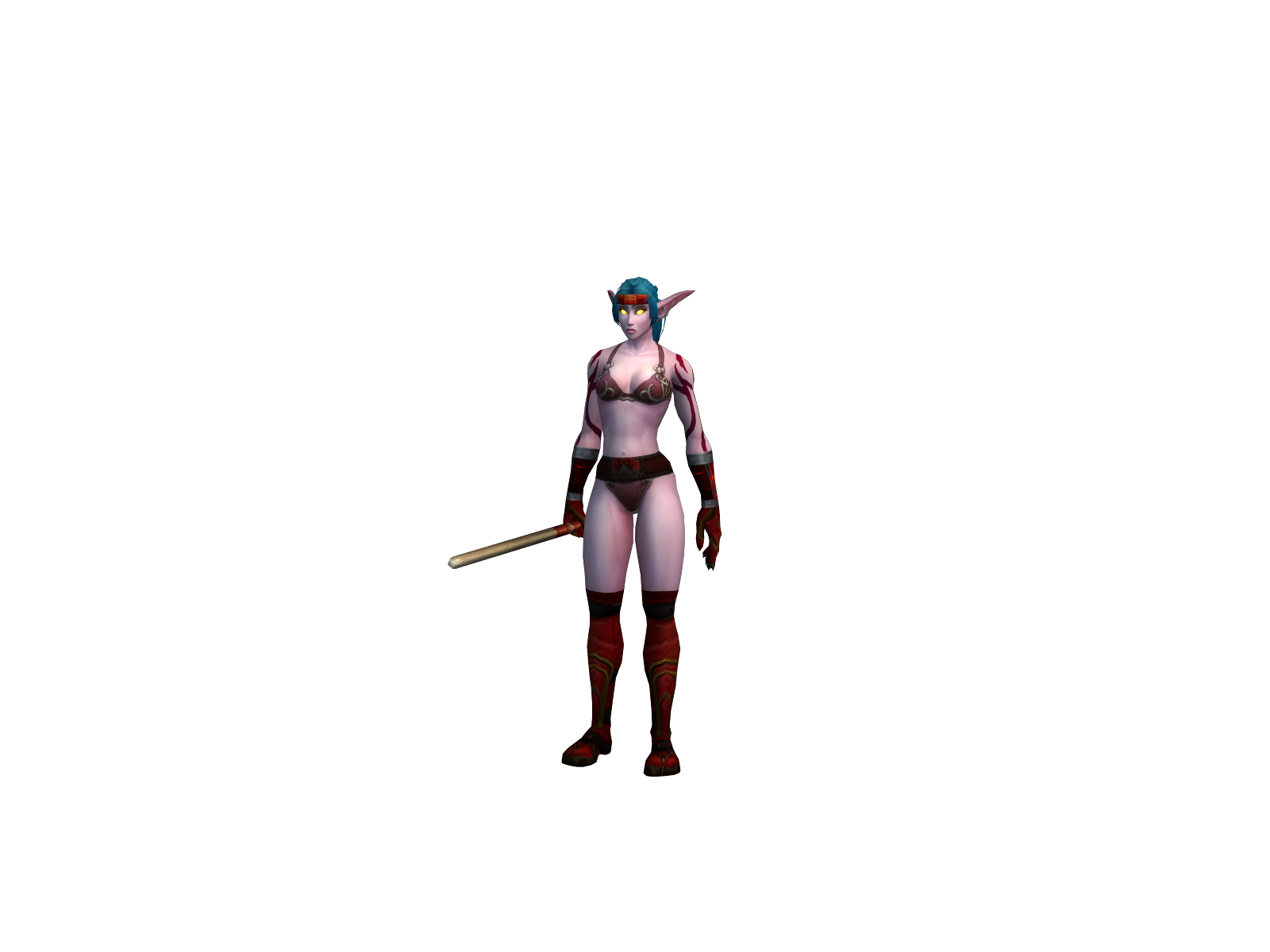 Icfire 3D character render