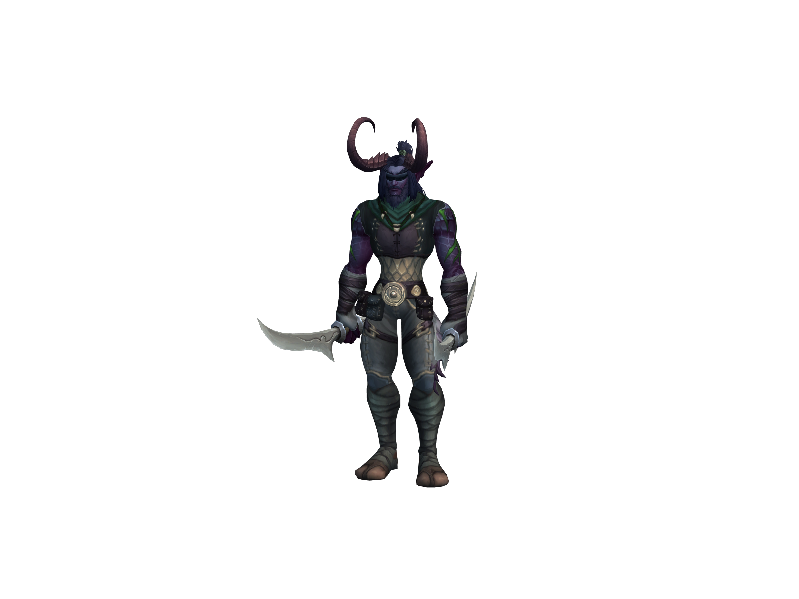 Семияза 3D character render