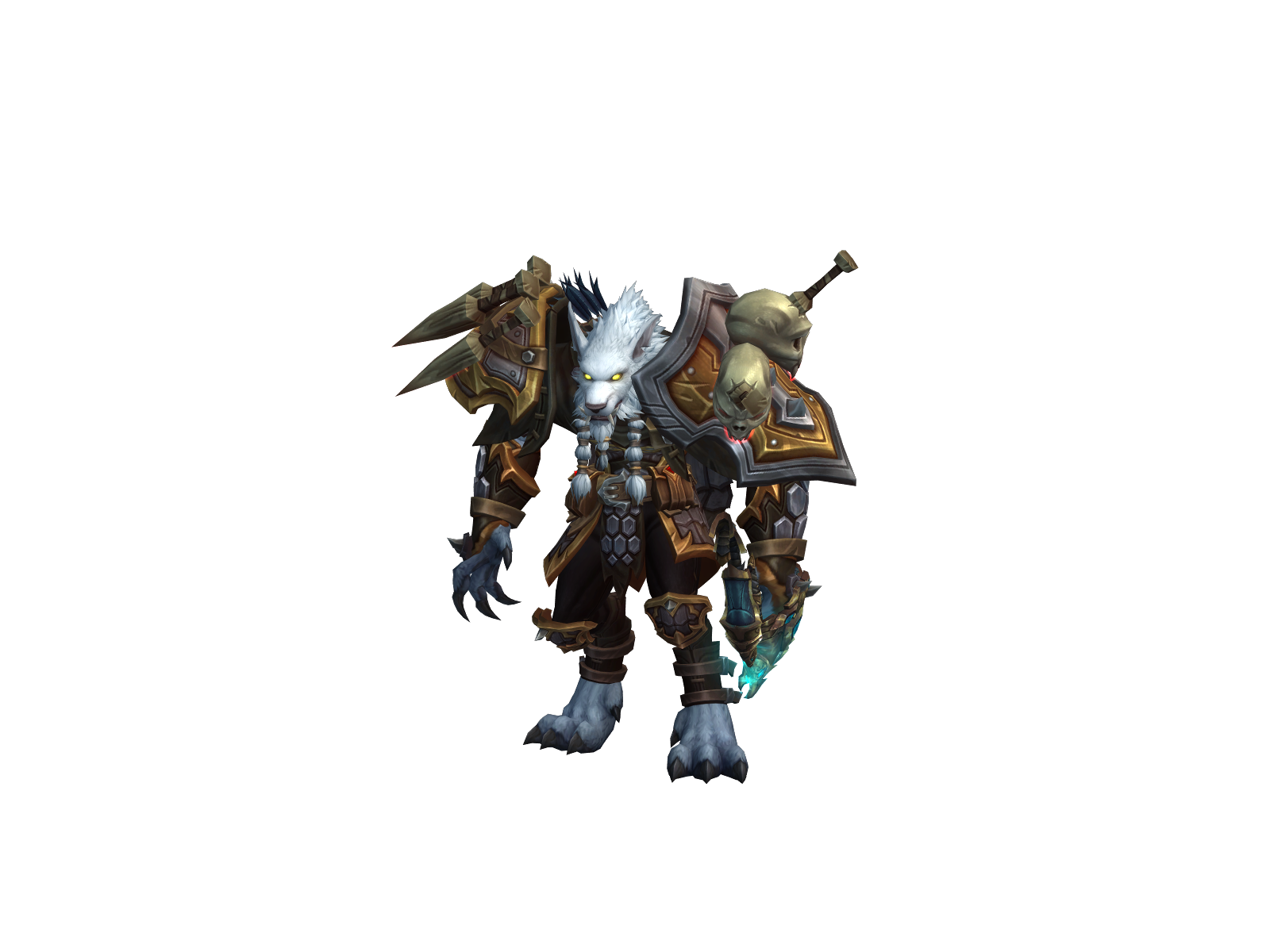 Хищик 3D character render