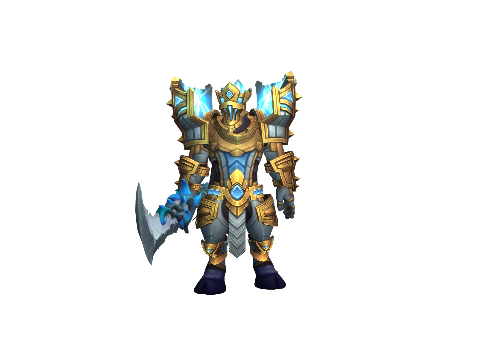 Tankladin 3D character render