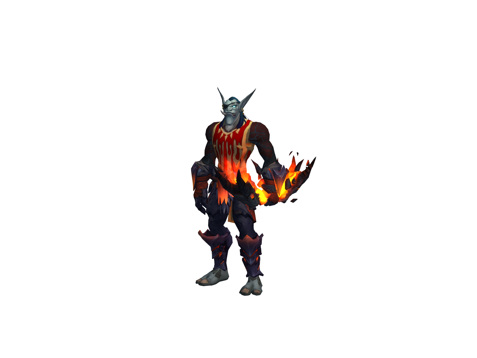 Hanzô 3D character render