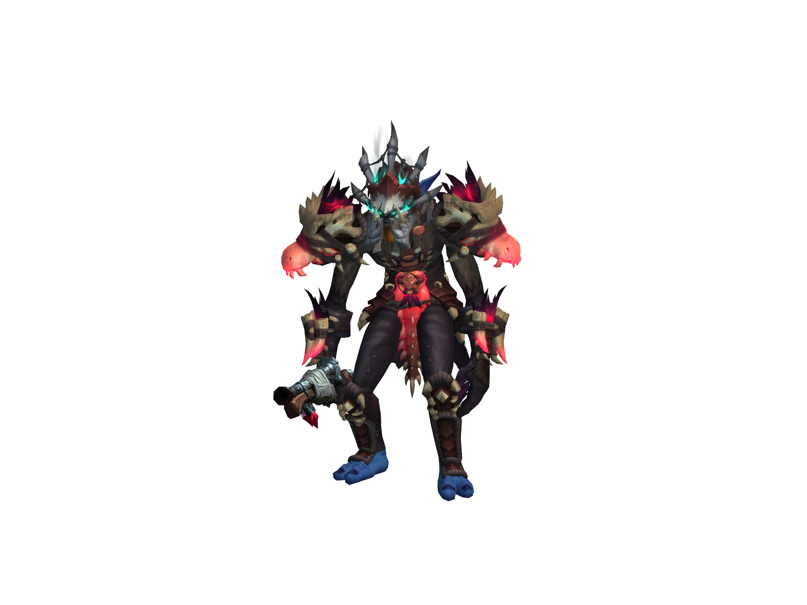 Theokaz 3D character render