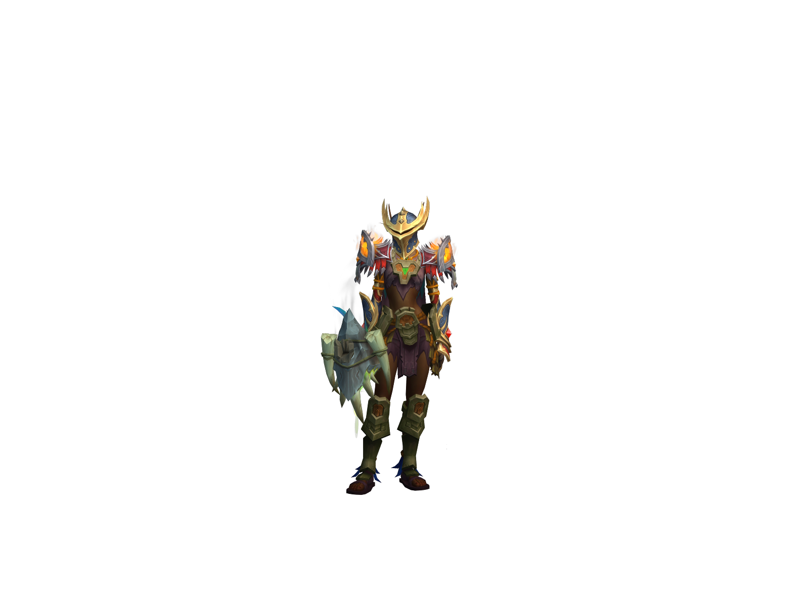 Shouky 3D character render