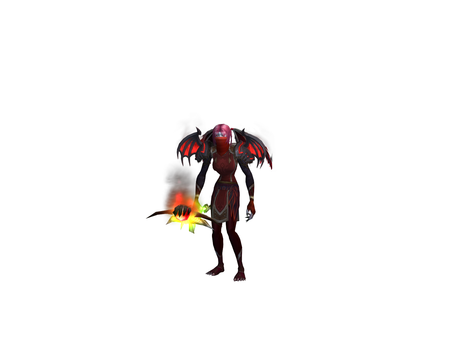 Nú 3D character render