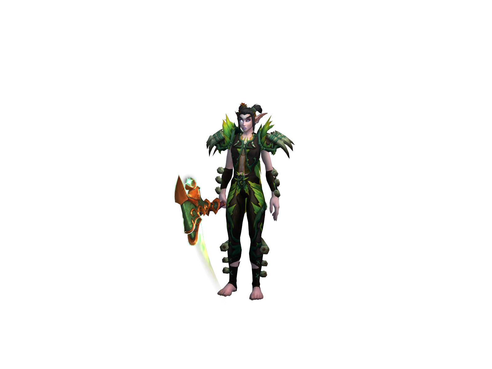 Sylvaresta 3D character render
