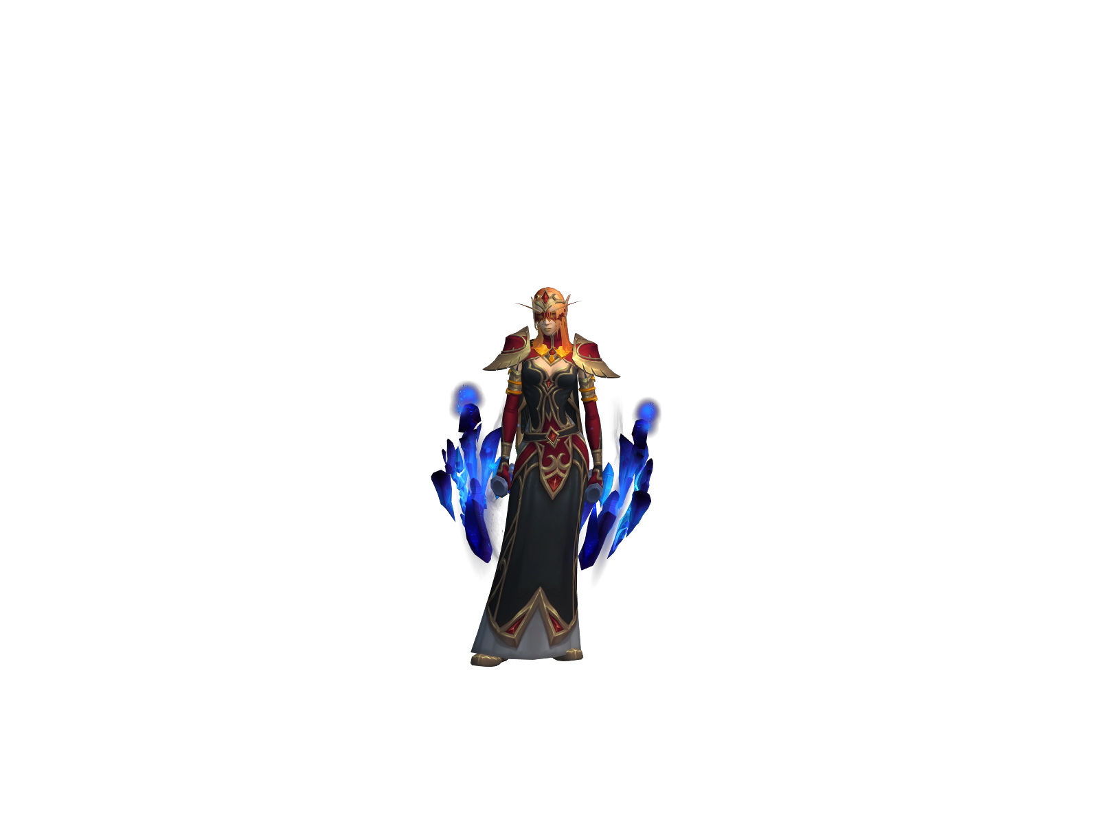 Cutout 3D character render