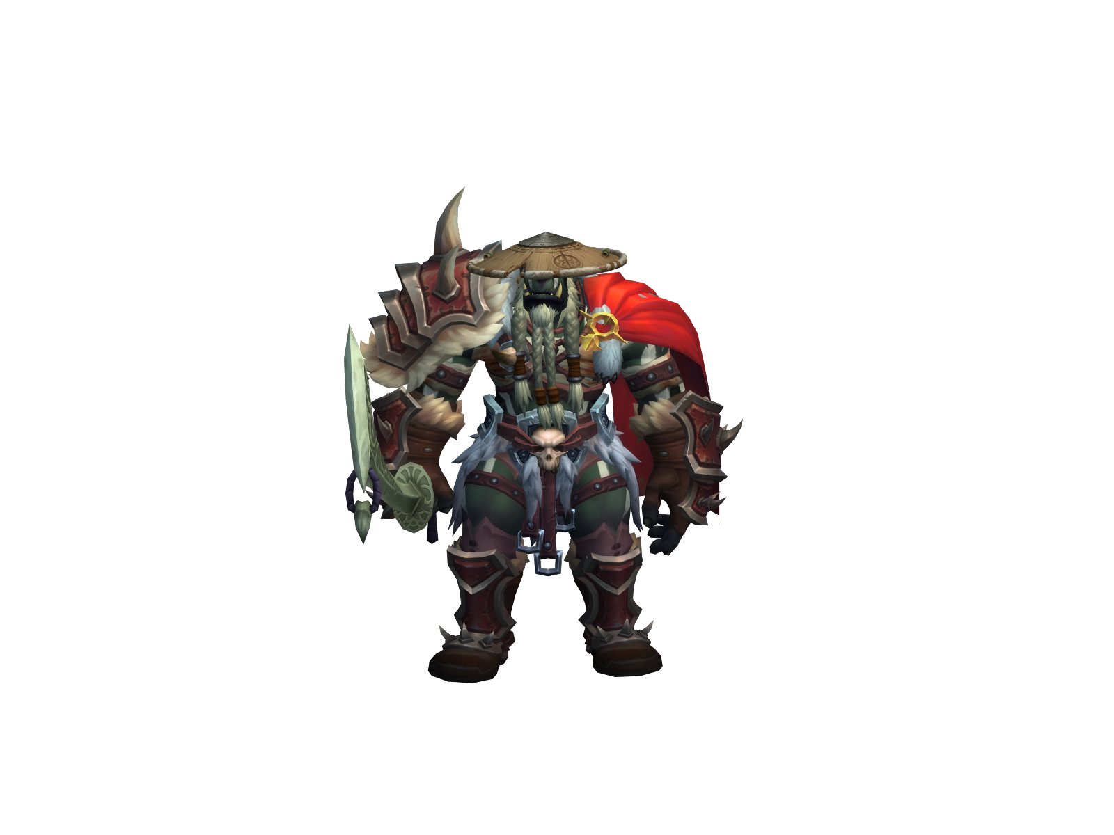 Gilgamesh 3D character render