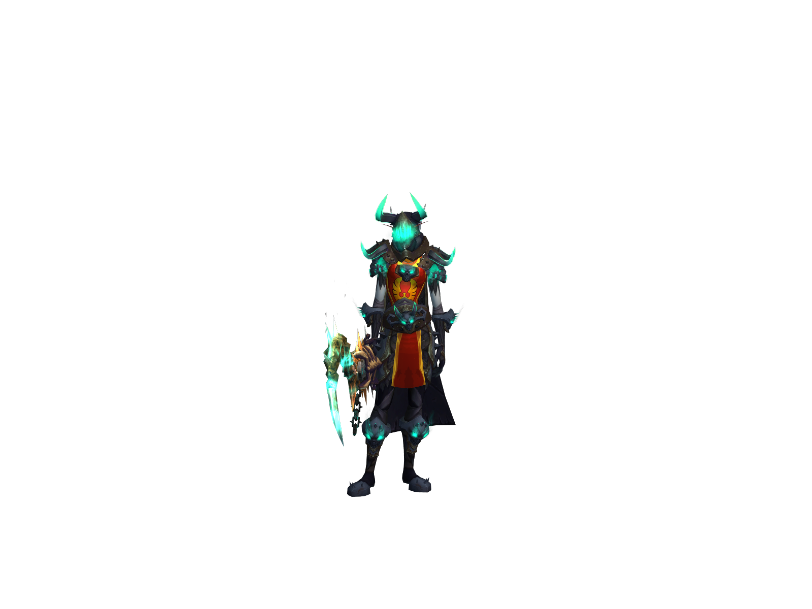template 3D character render
