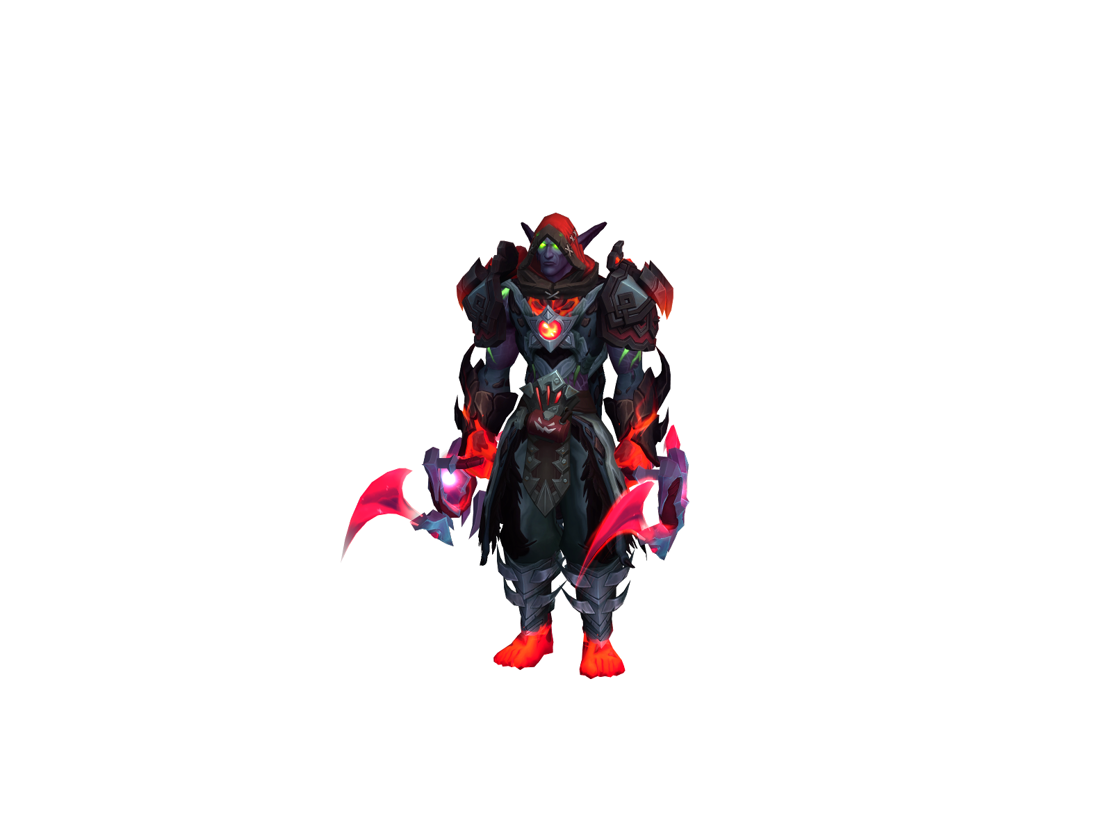 Demoon 3D character render