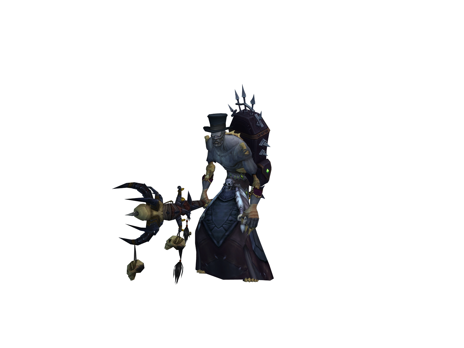 Gravematters 3D character render
