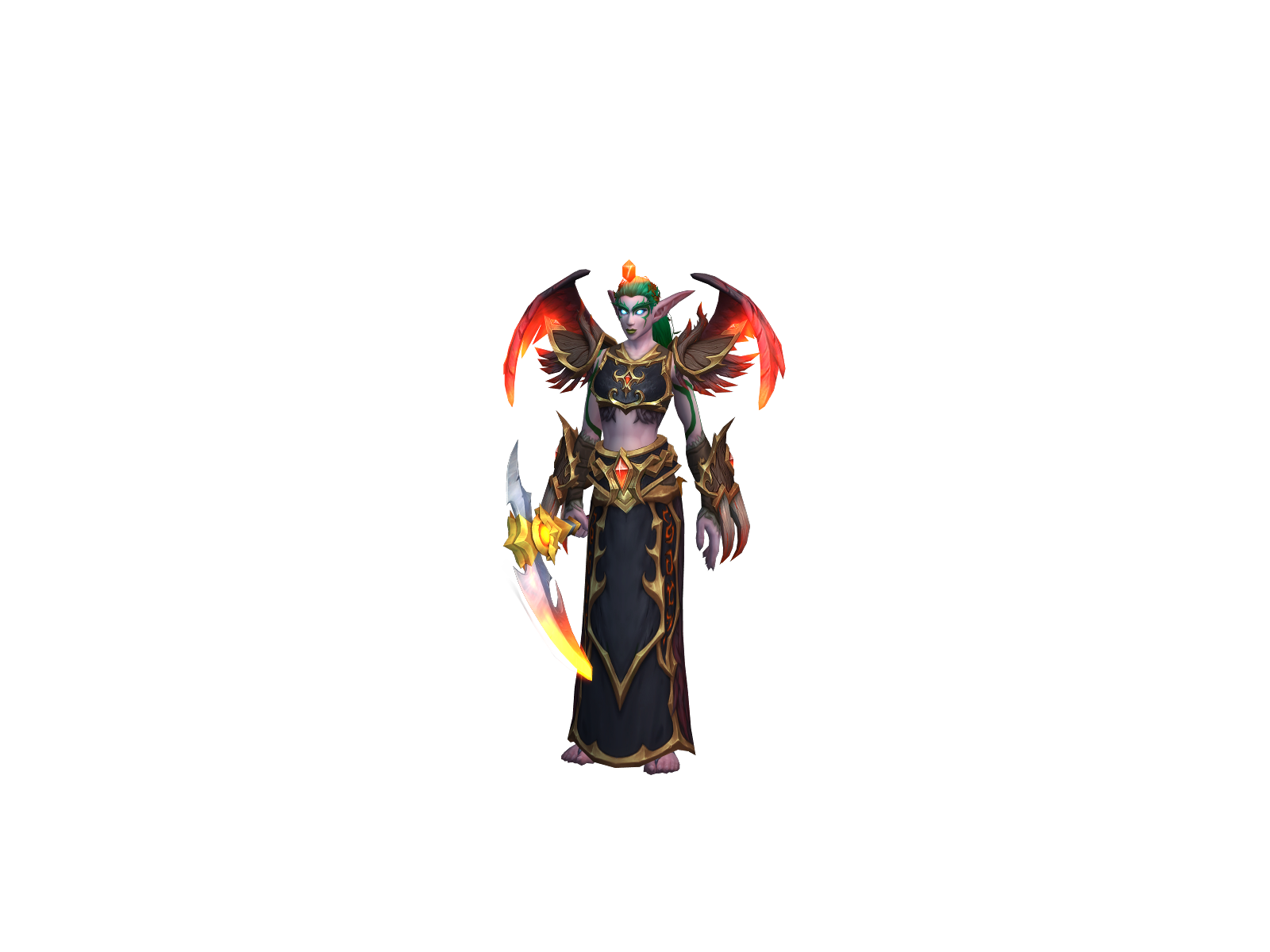 Evénstar 3D character render