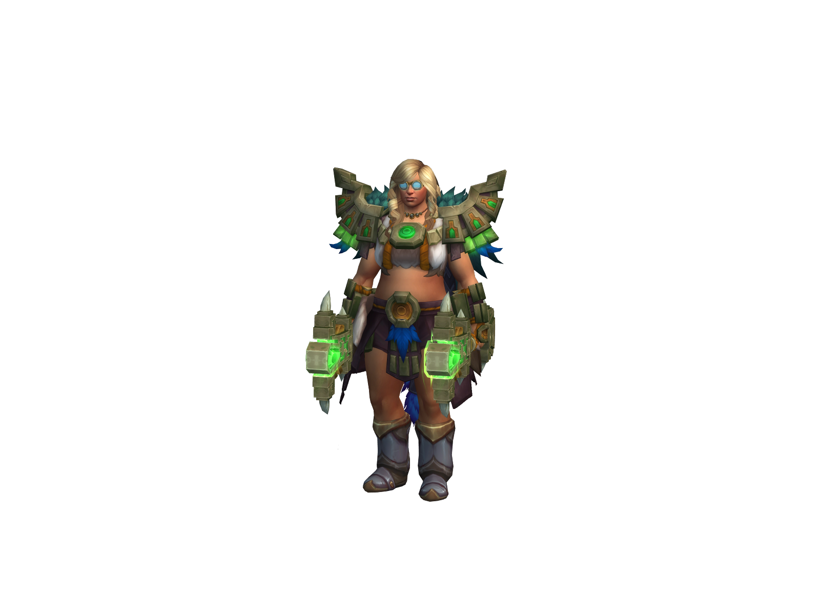 Sorrà 3D character render