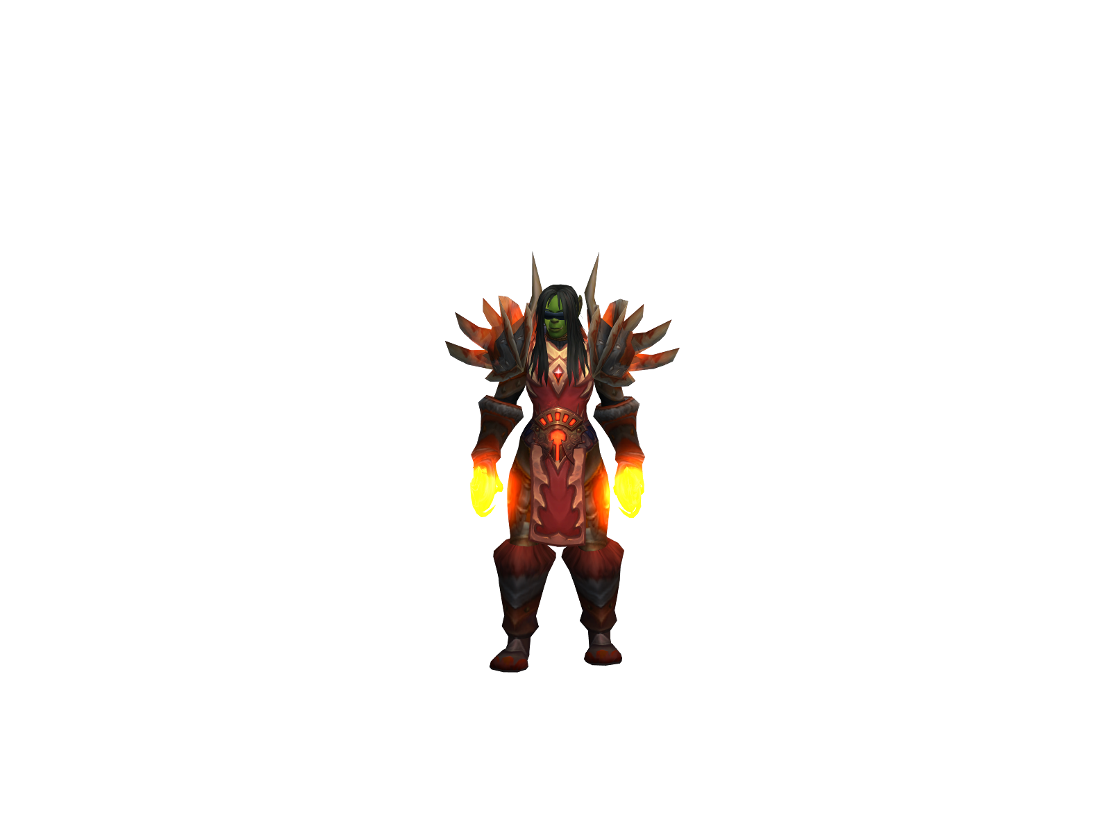 Notaorc 3D character render