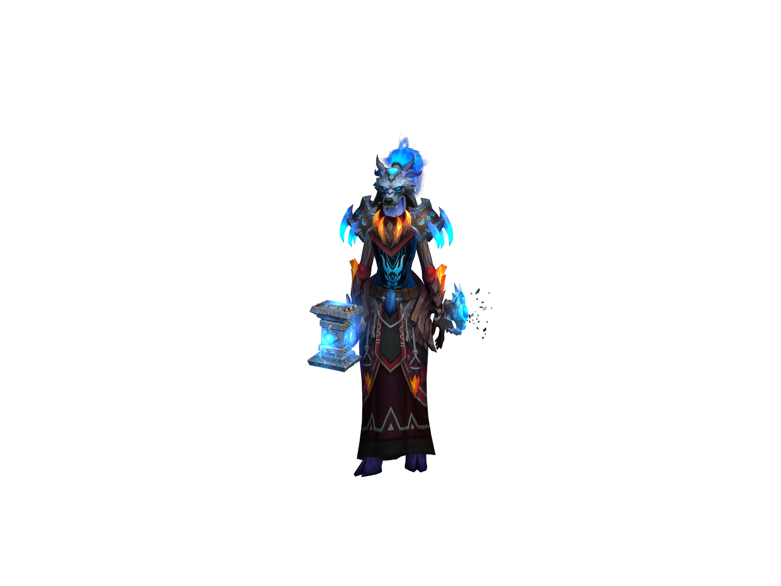 Halfhuman 3D character render