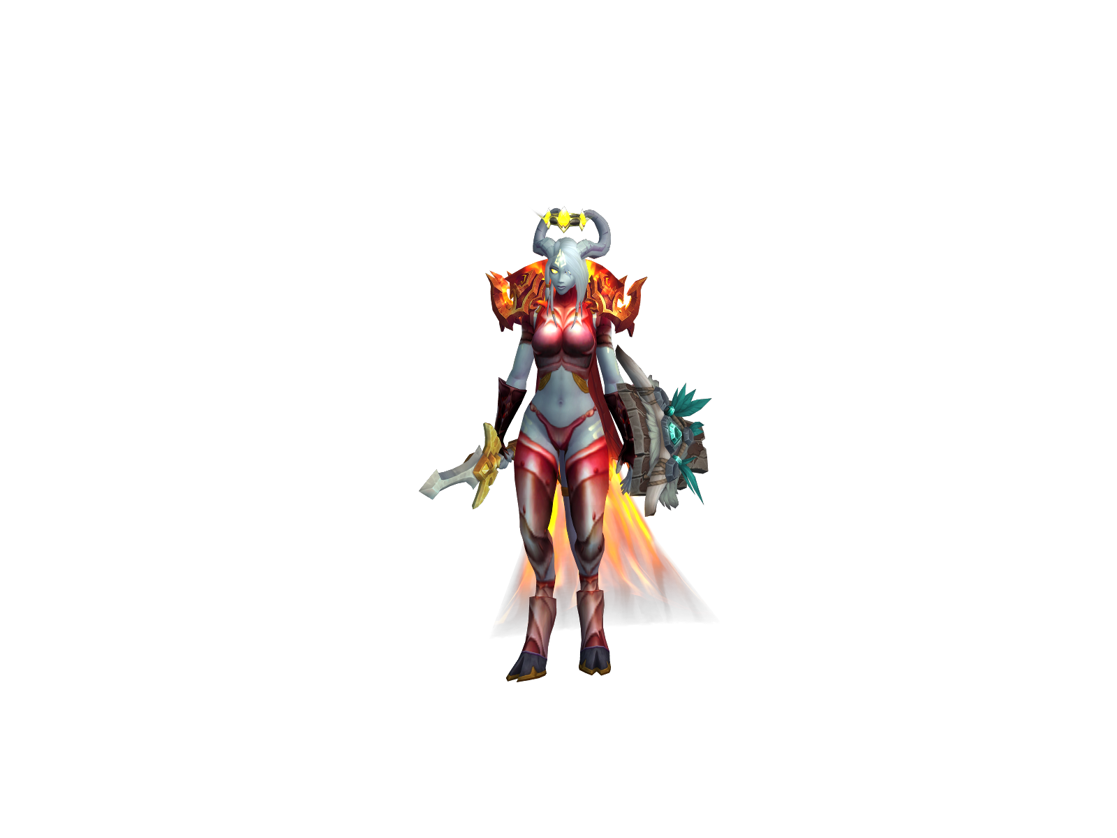 Drracona 3D character render