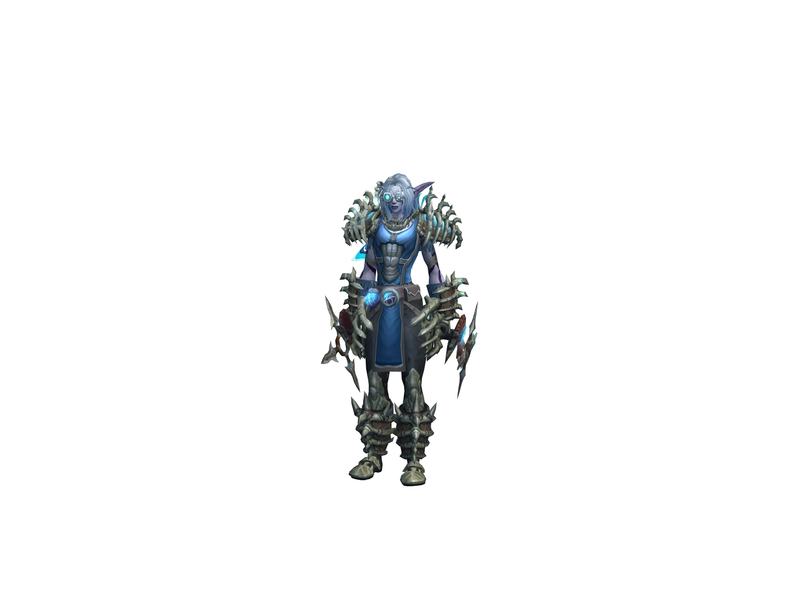 Cyrana 3D character render