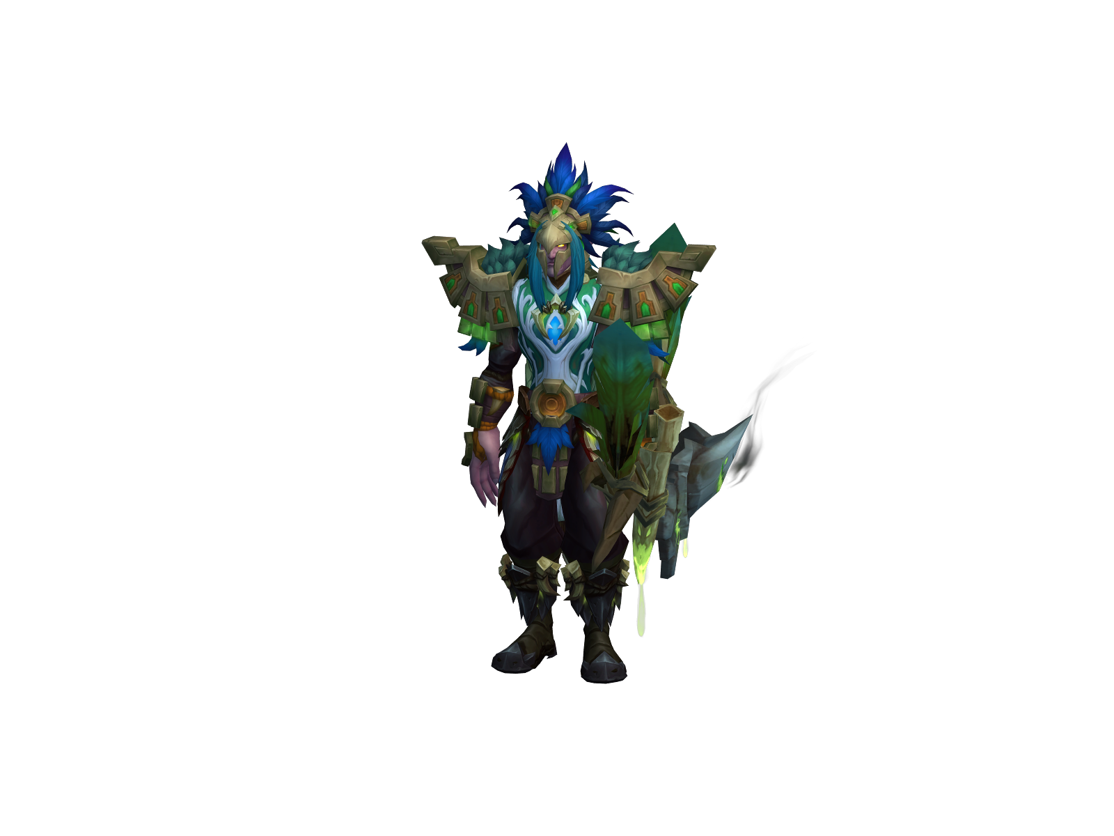 Дамлин 3D character render