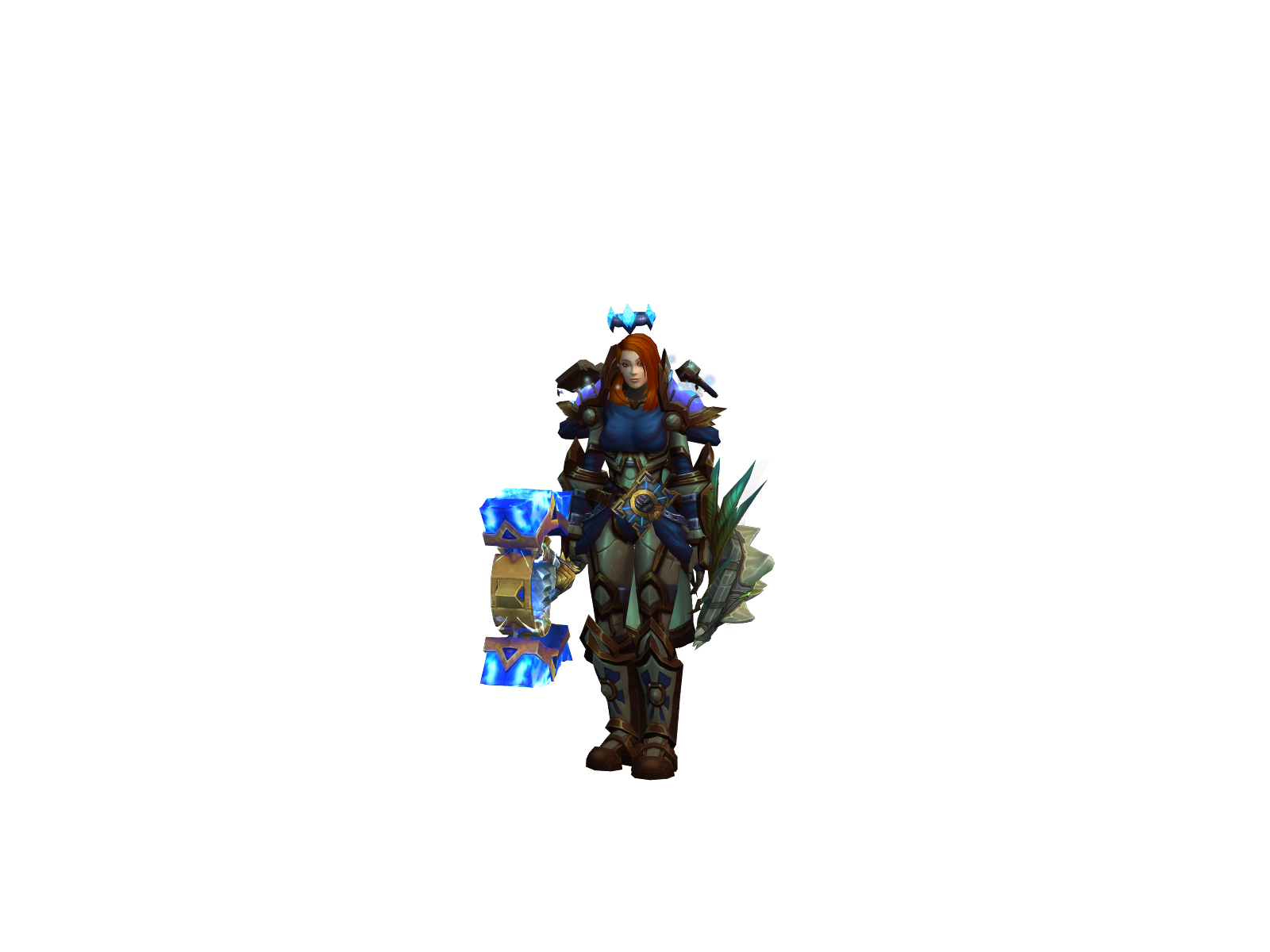 Мятный 3D character render