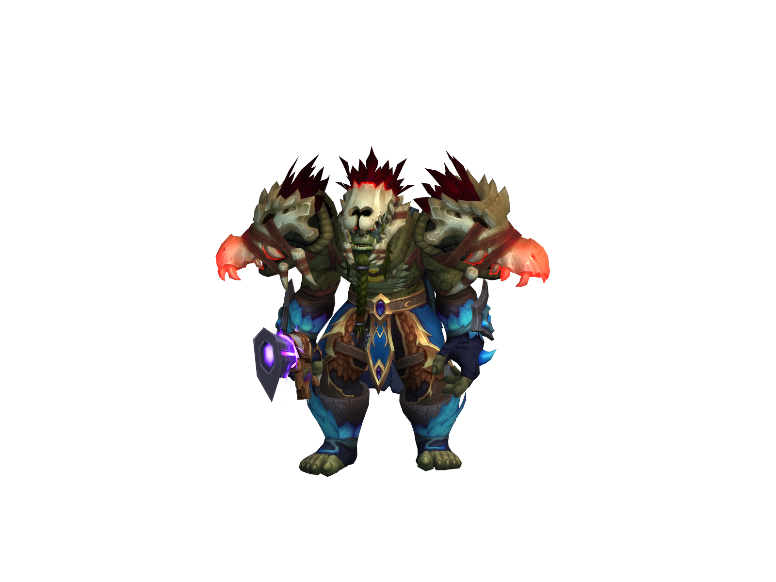 Бигган 3D character render